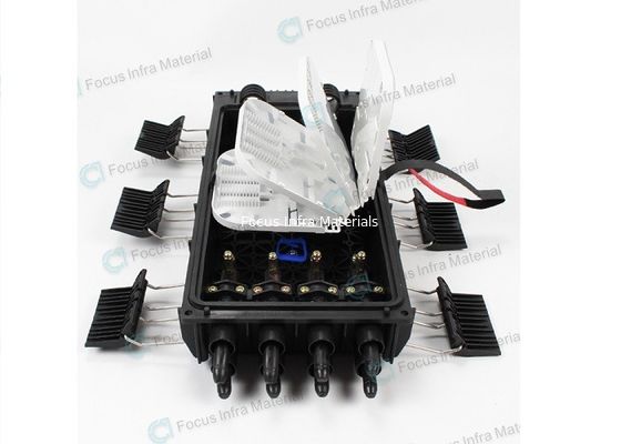 48 72 96 Core Outdoor Fiber Splice Enclosure Optic 2 Inlets 2 Outlets