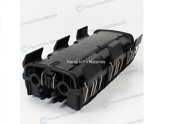 48 72 96 Core Outdoor Fiber Splice Enclosure Optic 2 Inlets 2 Outlets